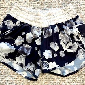 Lululemon lined floral shorts